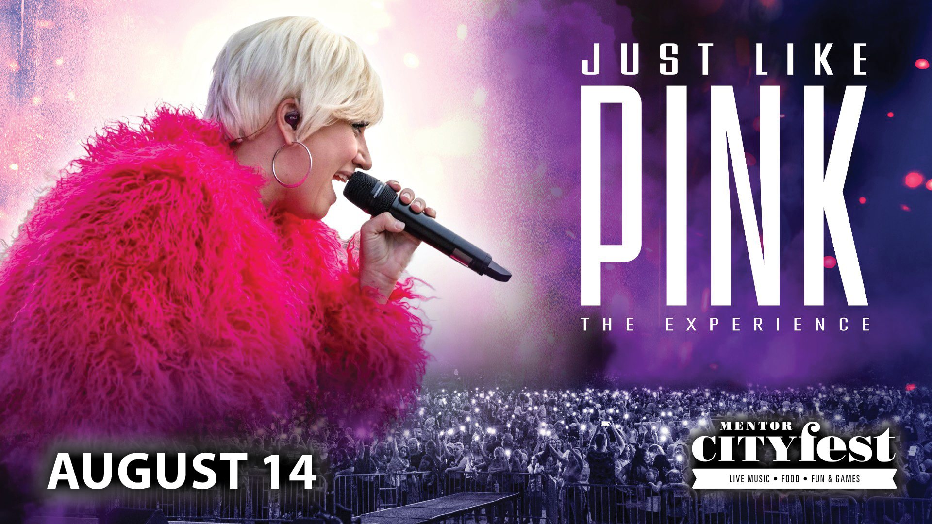 CityFest Rocks with Just Like Pink on August 14, 2026