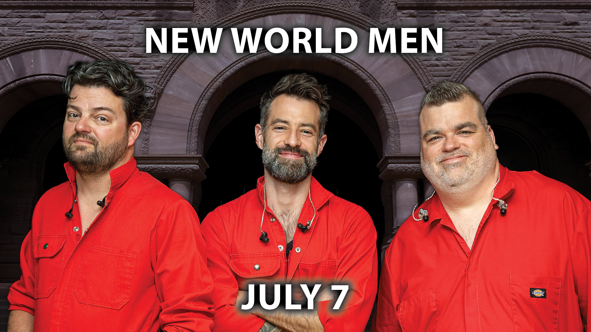 Mentor Rocks with New World Men on July 7, 2026